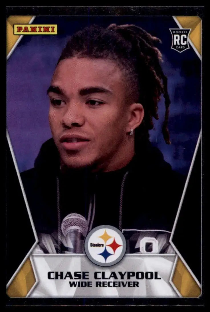 2020 Panini NFL Sticker & Card Collection Silver Chase Claypool #76 Rookie Card - Football Card Single