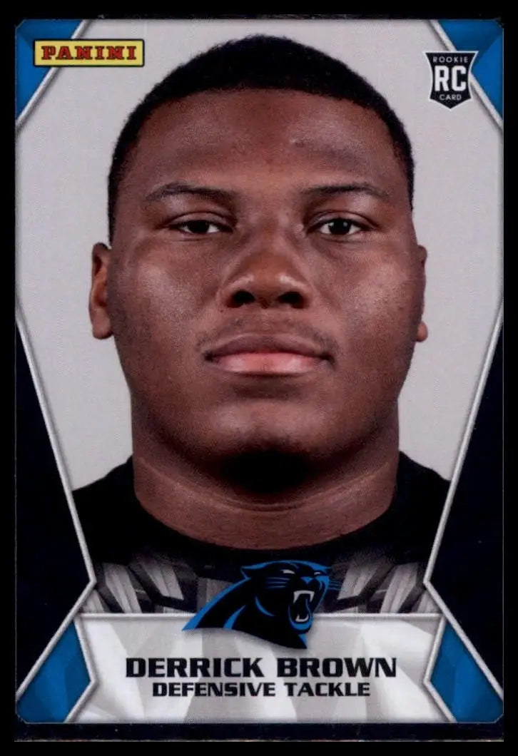 2020 Panini NFL Sticker & Card Collection Silver Derrick Brown #94 Rookie NFL - Football Card Single