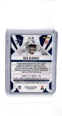 2020 Panini Phoenix #187 Ben DiNucci Fire Burst - Football Card Single