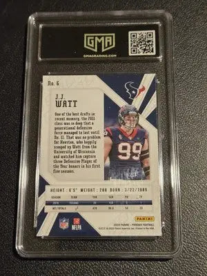 2020 Panini Phoenix #6 J.J. Watt Fire Burst GMA 10 - Football Card Single