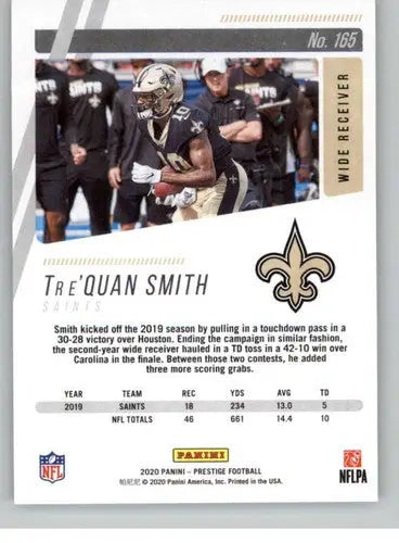 2020 Panini Prestige #165 Tre’Quan Smith NM-MT Saints ID:28455 - Football Card Single