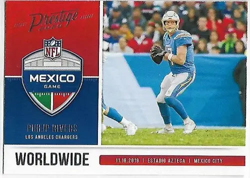 2020 Panini Prestige Worldwide #4 Philip Rivers NM-MT LA Chargers ID:28537 - Football Card Single