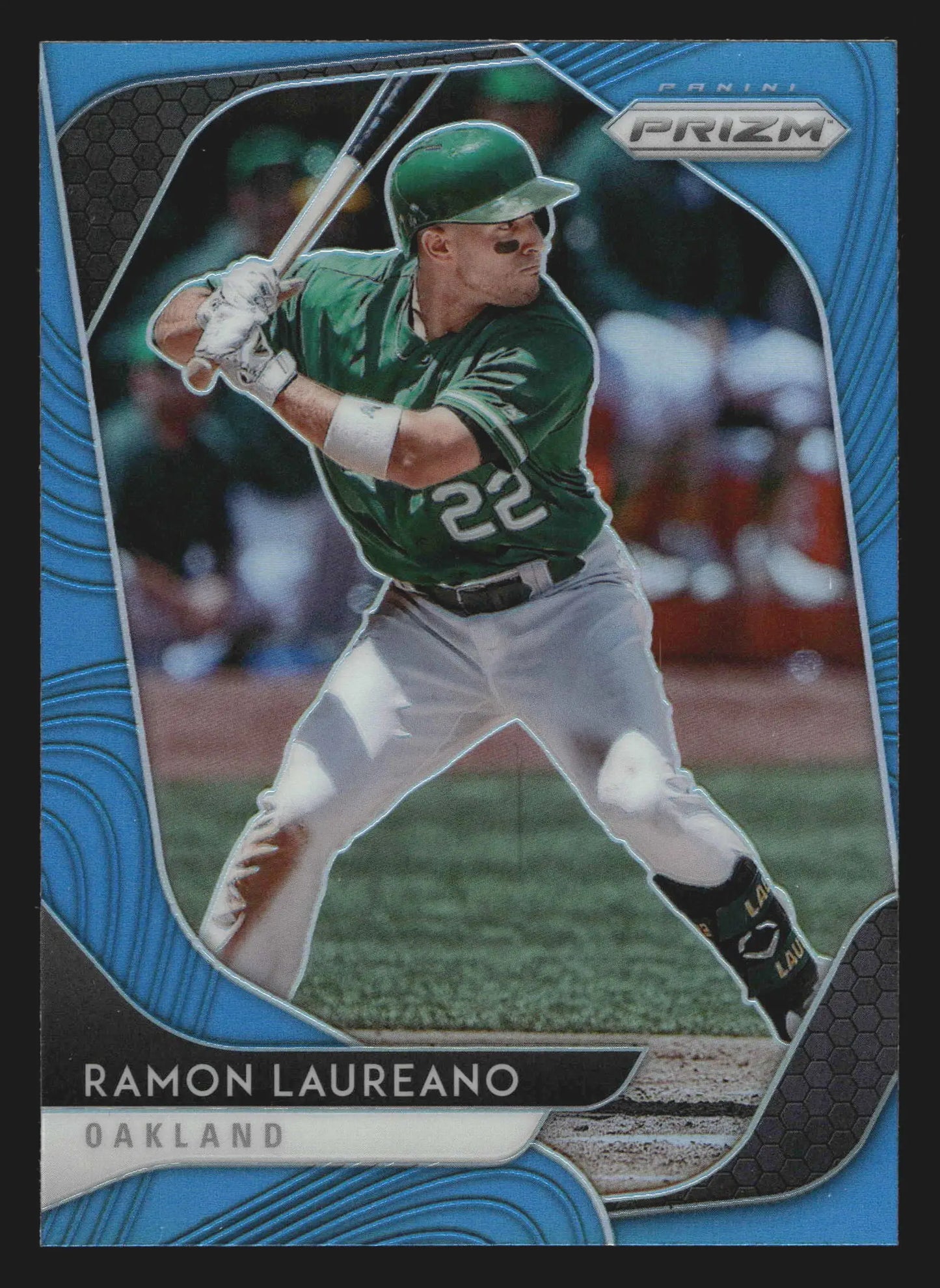 2020 Panini Prizm #15 Ramon Laureano Carolina Blue Prizm Oakland Athletics - Baseball Card Single