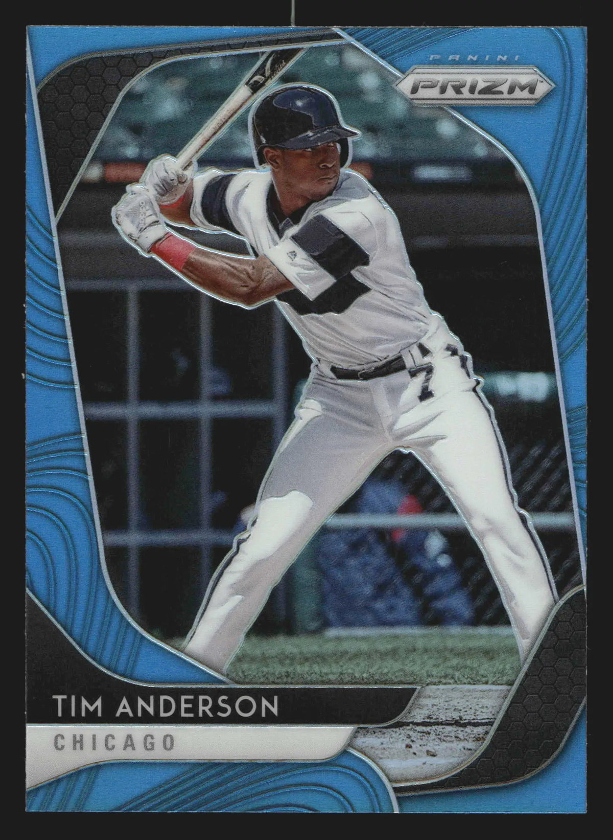 2020 Panini Prizm #161 Tim Anderson Carolina Blue Prizm White Sox - Baseball Card Single