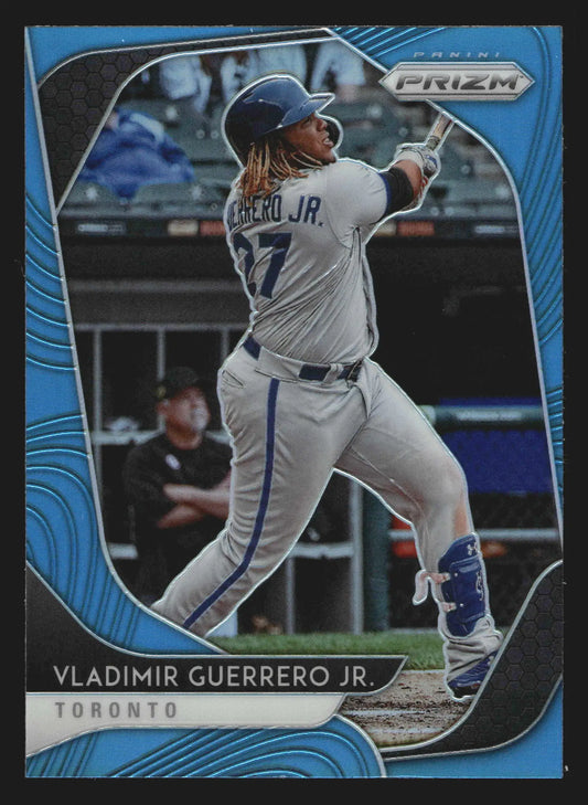 2020 Panini Prizm #165 Vladimir Guerrero Jr Carolina Blue Prizm Blue Jays - Baseball Card Single