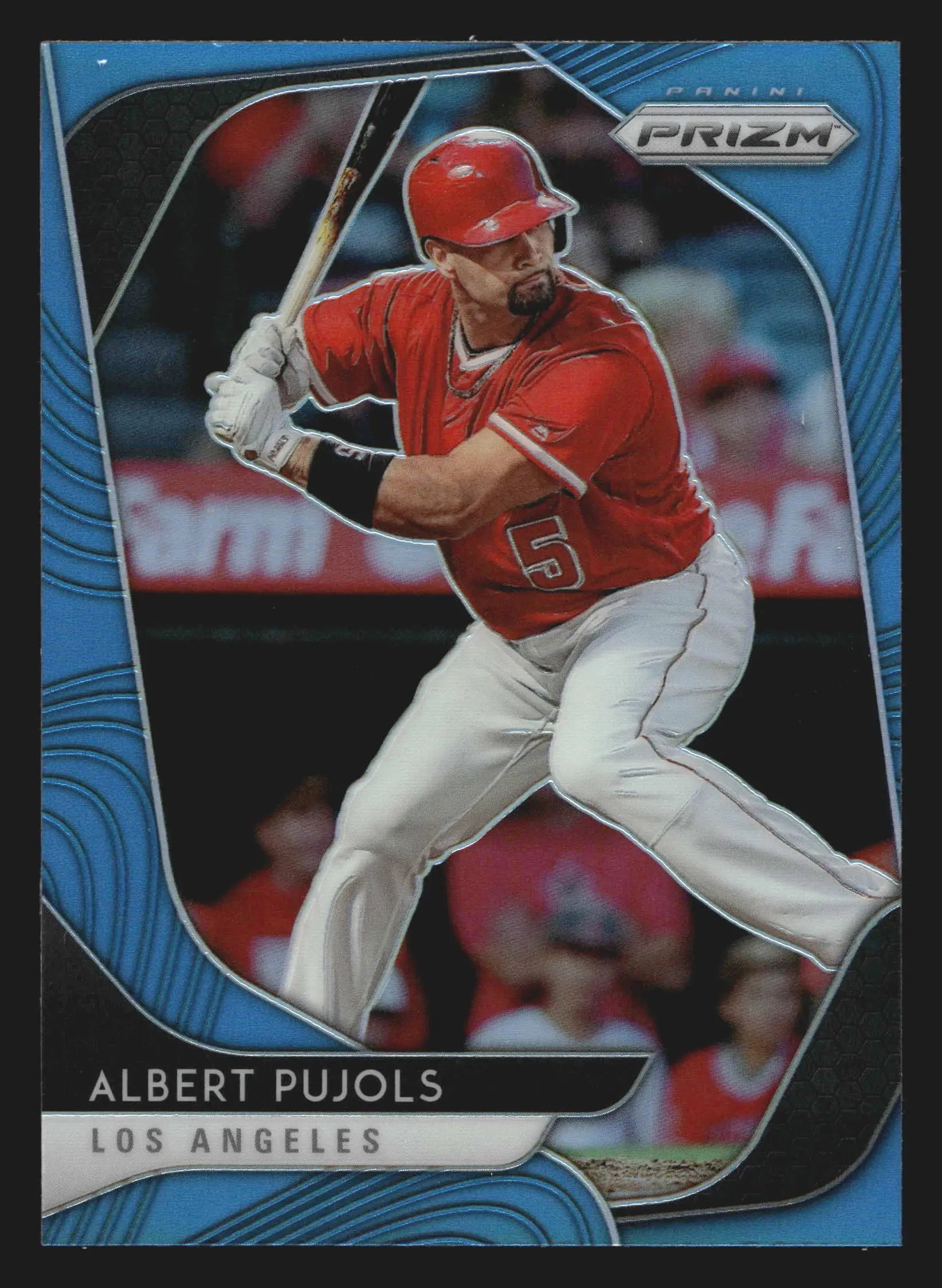 2020 Panini Prizm #214 Albert Pujols Angels Carolina Blue Prizm - Baseball Card Single