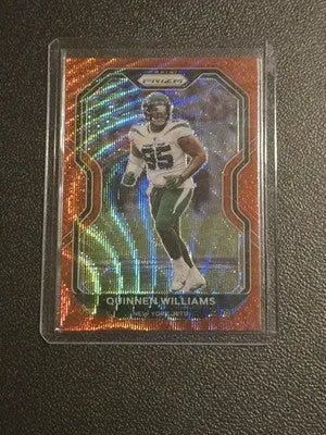 2020 Panini Prizm #32 Quinnen Williams Prizm Red Wave #/149 - Football Card Single