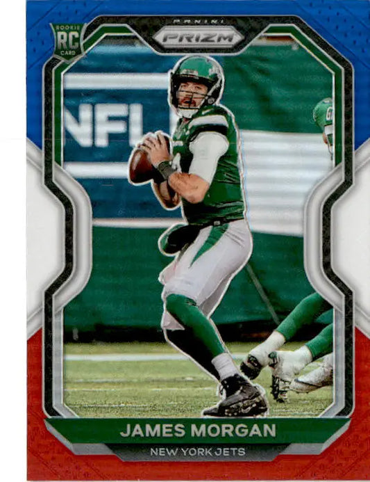 2020 Panini Prizm #356 James Morgan Prizm Red White and Blue - Football Card Single
