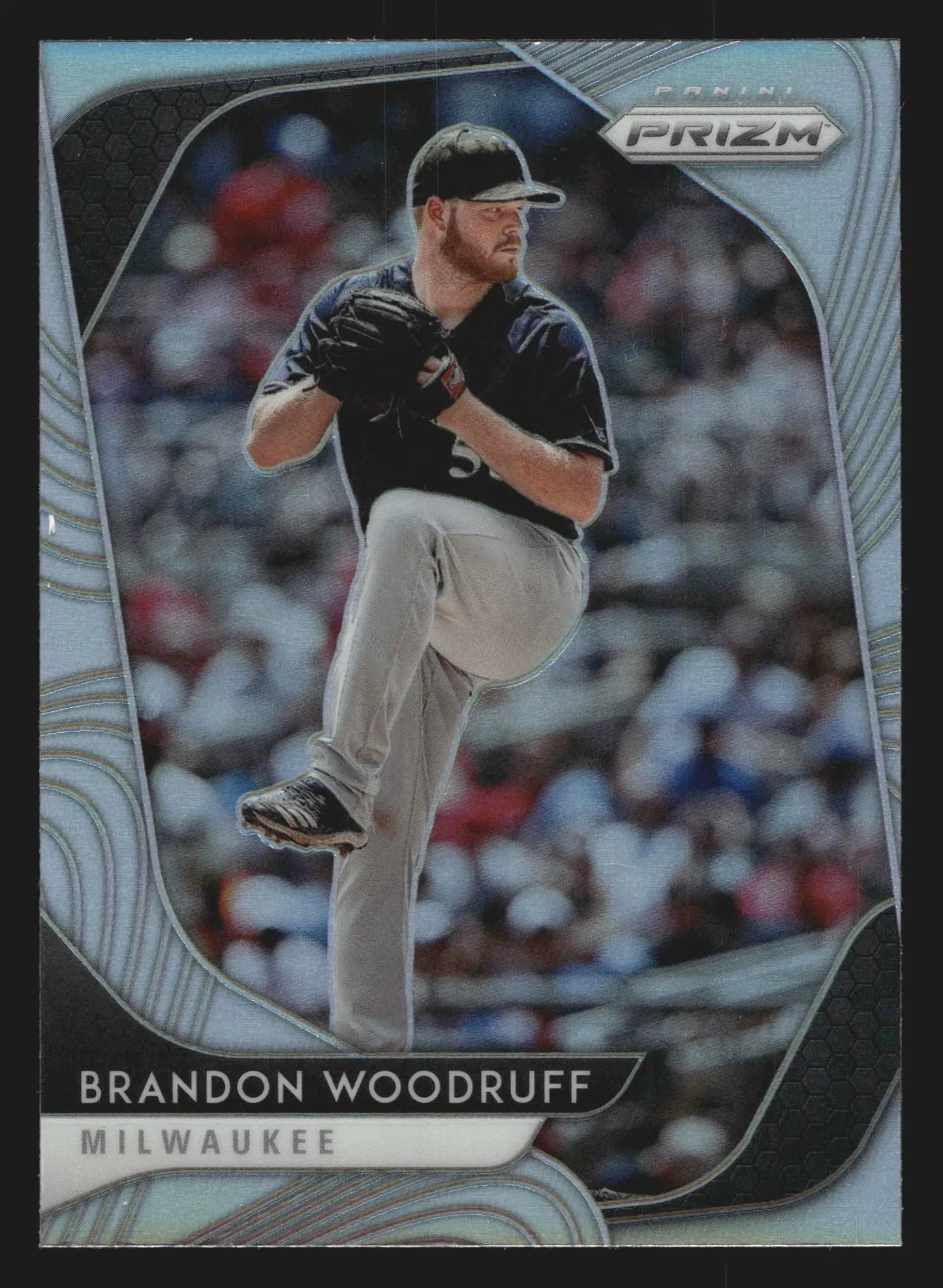 2020 Panini Prizm #4 Brandon Woodruff Silver Prizm Brewers - Baseball Card Single