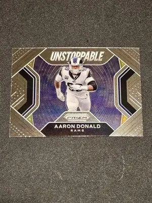 2020 Panini Prizm #6 Aaron Donald Unstoppable - Football Card Single