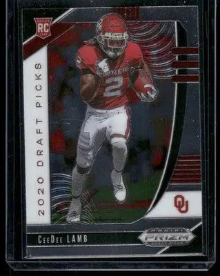2020 Panini Prizm Draft Picks CeeDee Lamb #104 RC Football - Football Card Single