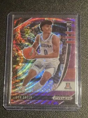 2020 Panini Prizm Draft Picks Collegiate #21 Josh Green Purple Wave - Basketball Card Single