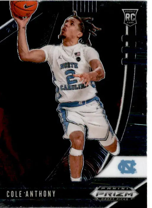 2020 Panini Prizm Draft Picks Collegiate #49 Cole Anthony - Basketball Card Single