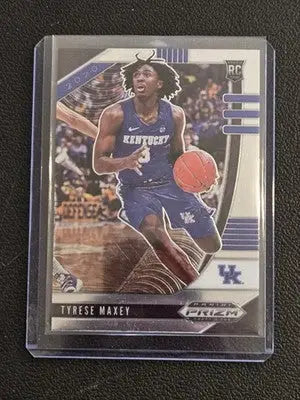 2020 Panini Prizm Draft Picks Collegiate #54 Tyrese Maxey - Basketball Card Single