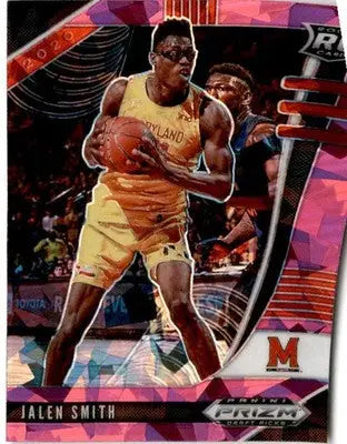 2020 Panini Prizm Draft Picks Collegiate #70 Jalen Smith Pink Ice - Basketball Card Single