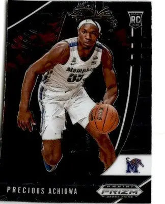 2020 Panini Prizm Draft Picks Collegiate #8 Precious Achiuwa - Basketball Card Single