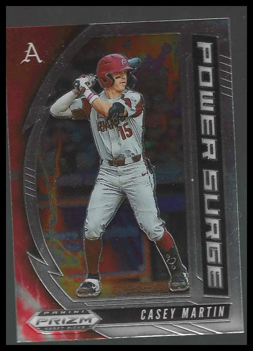 2020 Panini Prizm Draft Picks #PDP100 Jake Vogel Hyper Red and Purple - Baseball Card Single