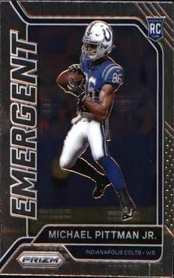 2020 Panini Prizm Emergent #14 Michael Pittman Jr. - Football Card Single
