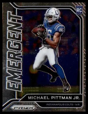 2020 Panini Prizm Emergent #14 Michael Pittman Jr. - Football Card Single