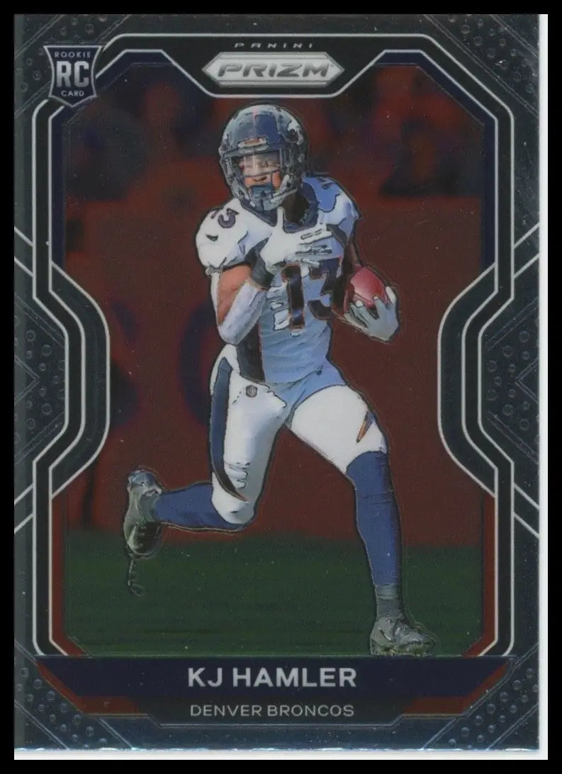 2020 Panini Prizm KJ Hamler Rookie #315 Denver Broncos Football Card NFL Sports