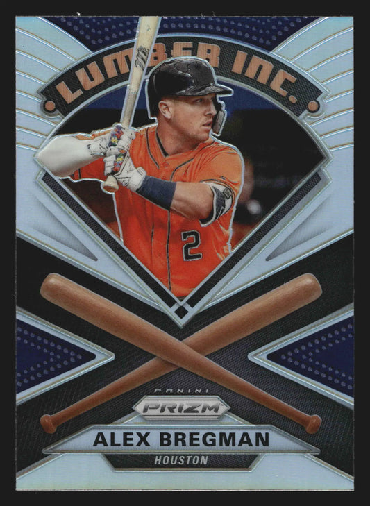 2020 Panini Prizm Lumber Inc #LI-3 Alex Bregman Silver Prizm - Baseball Card Single