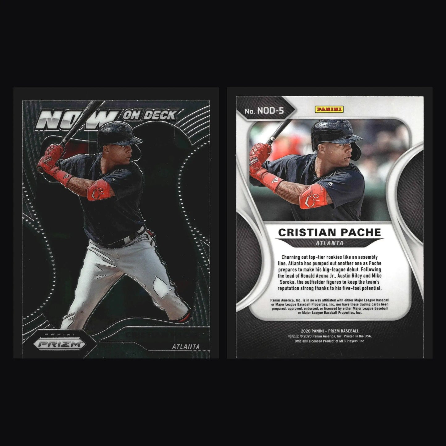 2020 Panini Prizm Now On Deck #NOD-5 Cristian Pache Braves - Baseball Card Single