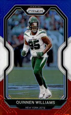2020 Panini Prizm Prizm Red White and Blue #32 Quinnen Williams - Football Card Single