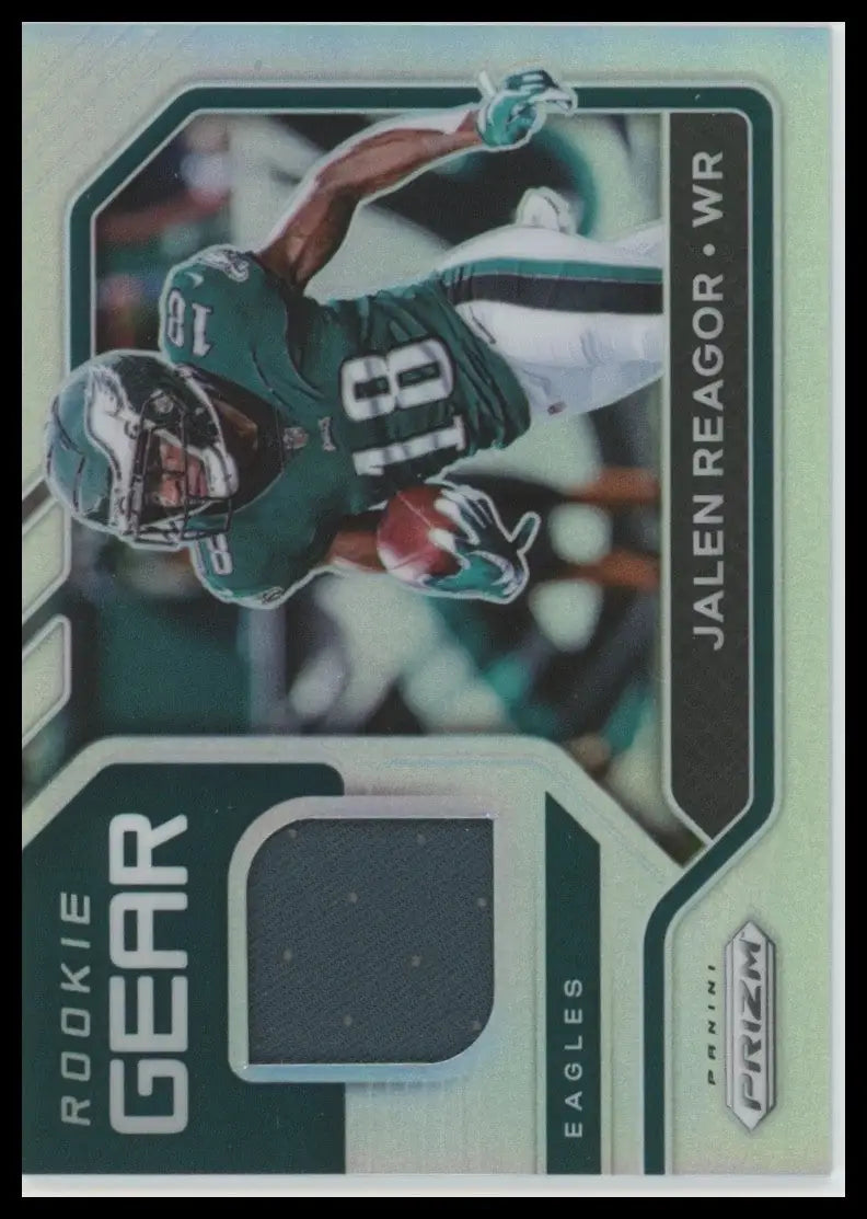 2020 Panini Prizm Rookie Gear Silver Jalen Reagor #9 Philadelphia Eagles Card