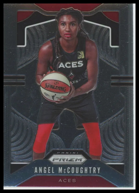 2020 Panini Prizm WNBA Angel McCoughtry 10 Las Vegas Aces NM - Basketball Card Single