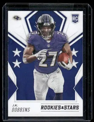 2020 Panini Rookies & Stars Football J.K. Dobbins #110 RC Football - Football Card Single