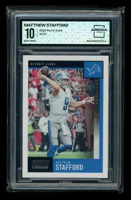 2020 Panini Score Matthew Stafford #219 Football Arena Club 10 - Football Card Single