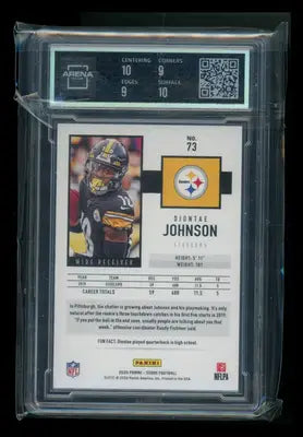 2020 Panini Score Showcase Diontae Johnson #73 068/100 Football Arena Club 9.5 - Football Card Single