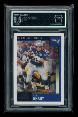 2020 Panini Score Tom Brady #24 Football Arena Club 9.5 - Football Card Single