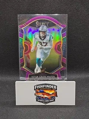 2020 Panini Select - Concourse Yetur Gross-Matos #94 Purple Prizm Die-Cut (RC) - Football Card Single