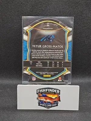 2020 Panini Select - Concourse Yetur Gross-Matos #94 Purple Prizm Die-Cut (RC) - Football Card Single