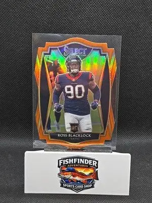 2020 Panini Select - Premier Level Ross Blacklock #194 Orange Prizm Die-Cut (RC) - Football Card Single