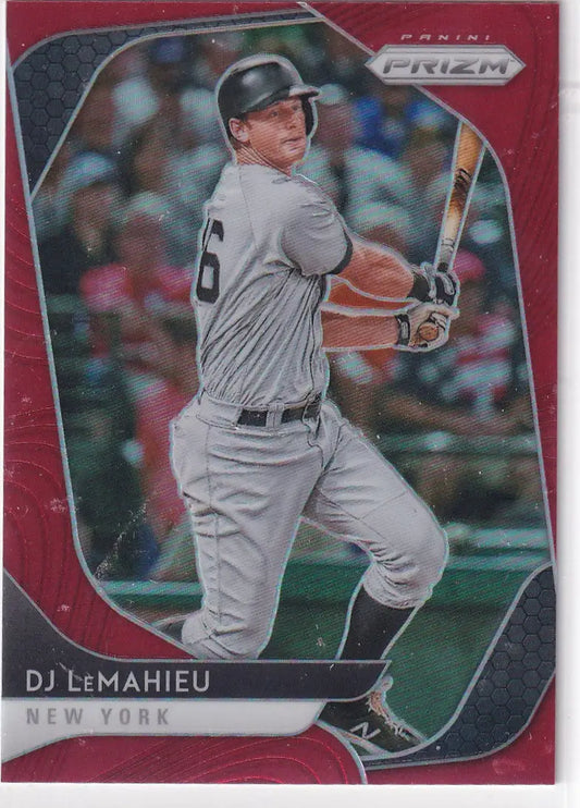 2020 PRIZM #83 DJ LEMAHIEU RED PRIZM- NEW YORK YANKEES - Baseball Card Single