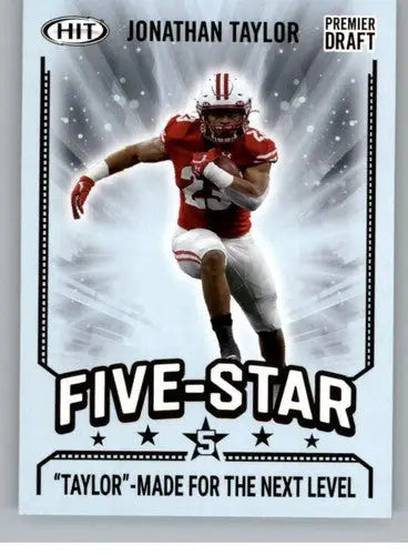 Sage Hit Premier Draft Jonathan Taylor football card NM-MT 2020 SAGE HIT