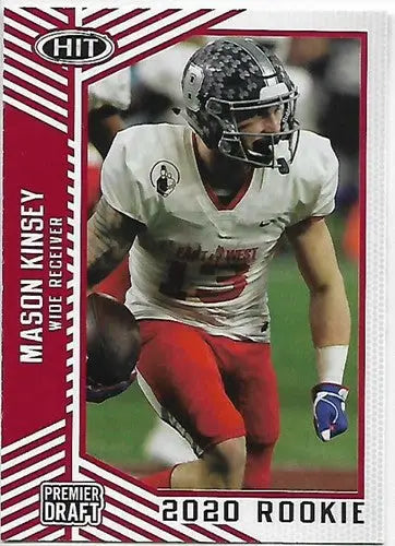 2020 SAGE HIT Premier Draft Red #18 Mason Kinsey NM Near Mint - Football Card Single