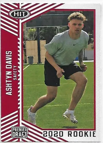 2020 SAGE HIT Premier Draft Red Ashtyn Davis Rookie Card NM-MT ID 44421
