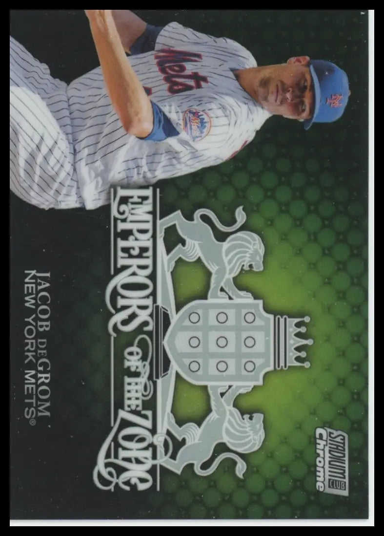 2020 Stadium Club - Emperors of the Zone Jacob deGrom EOZ-13 New York Mets NM - Baseball Card Single
