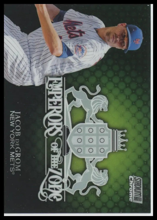 2020 Stadium Club - Emperors of the Zone Jacob deGrom EOZ-13 New York Mets NM - Baseball Card Single