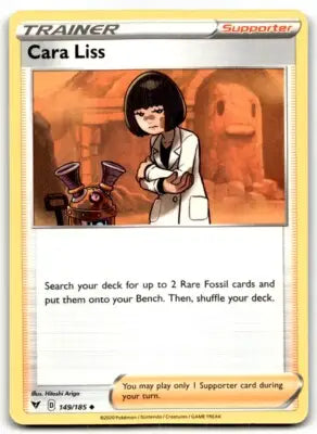 Vivid Voltage Cara Liss Pokémon card from Sword & Shield Vivid Voltage series