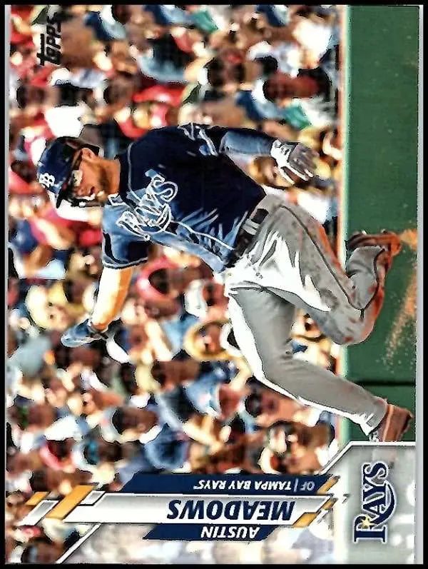 2020 Topps #10 Austin Meadows NM-MT Tampa Bay Rays Baseball Card - Baseball Card Single