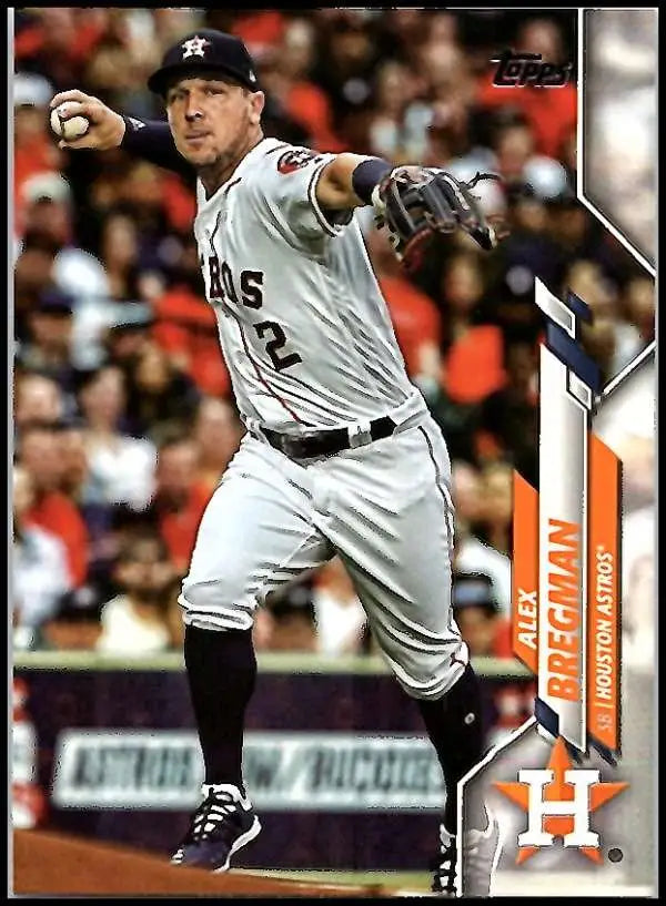 2020 Topps #100 Alex Bregman NM-MT Houston Astros Baseball Card - Baseball Card Single