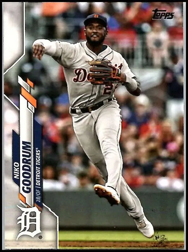 2020 Topps #105 Niko Goodrum NM-MT Detroit Tigers Baseball Card - Baseball Card Single