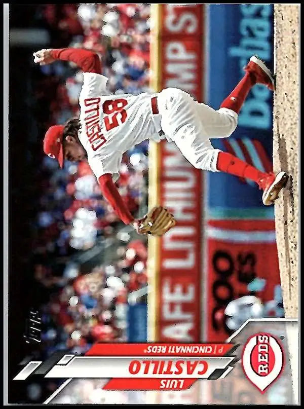2020 Topps #107 Luis Castillo NM-MT Cincinnati Reds Baseball Card - Baseball Card Single