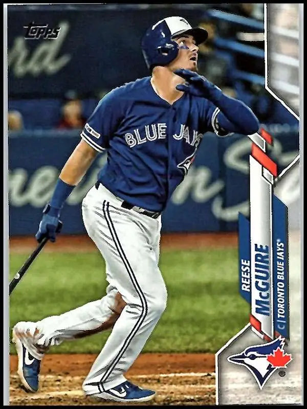 2020 Topps #109 Reese McGuire NM-MT Toronto Blue Jays Baseball Card - Baseball Card Single