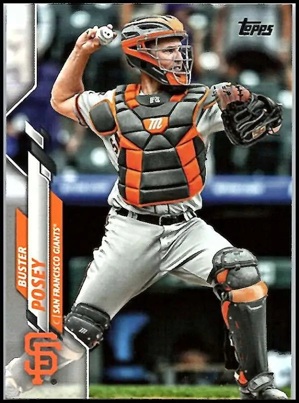 2020 Topps #111 Buster Posey NM-MT San Francisco Giants Baseball Card - Baseball Card Single