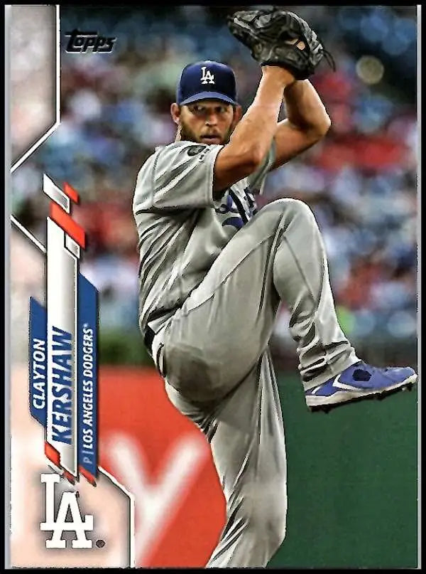 2020 Topps #118 Clayton Kershaw NM-MT Los Angeles Dodgers Baseball Card - Baseball Card Single
